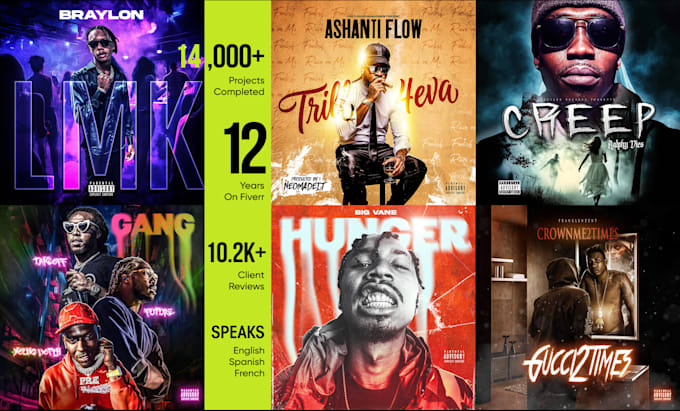 design album cover art, single cover and mixtape cover