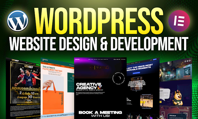 design or redesign a responsive wordpress website using elementor