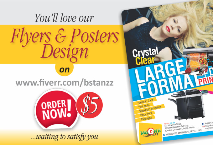 design awesome flyer and brochure