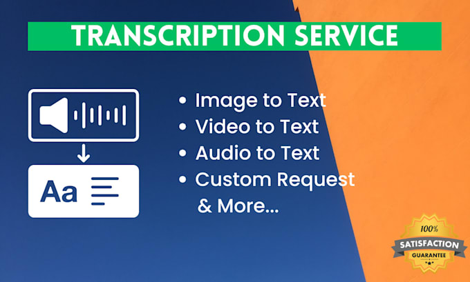 transcribe images, audio and video for you