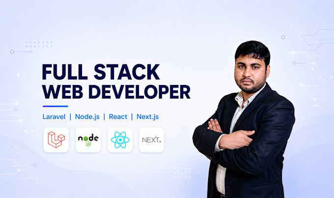develop a full stack web application using laravel node js and react