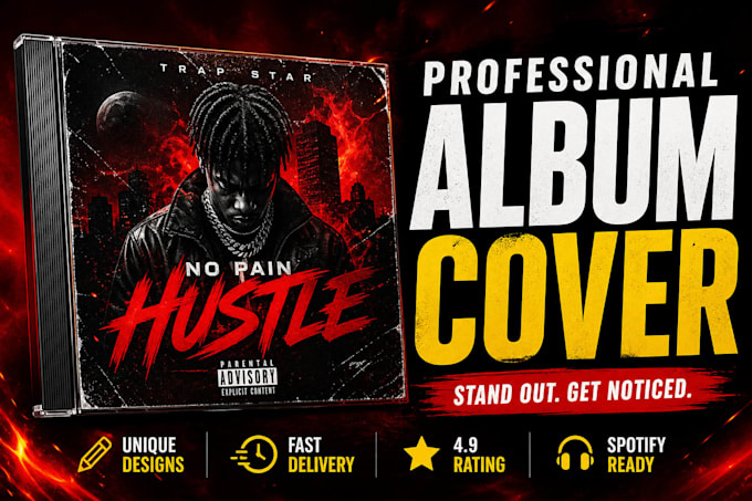 design professional mixtape cover design or album cover art