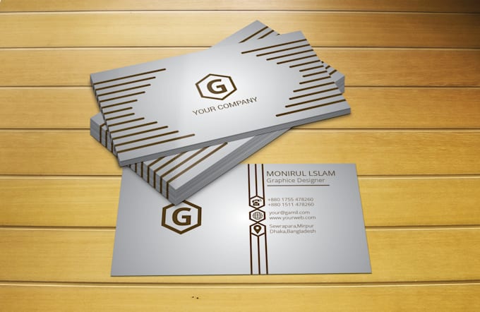 design professional exclusive 2 sided business card