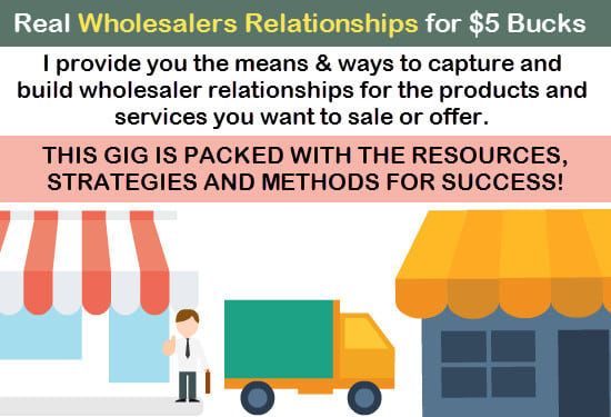 help you find REAL wholesalers