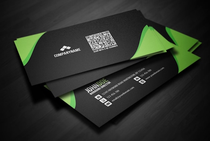 make business card with free qr code