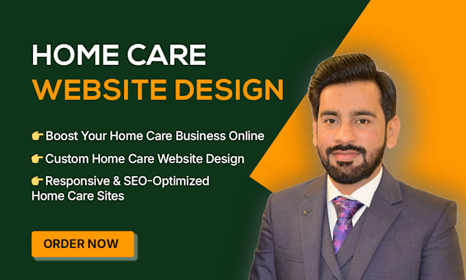 design medical, eye catchy home care website in 48 hours