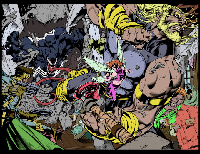 Flat Your Art Work Or Comic Book Pages By Whitecanvassky