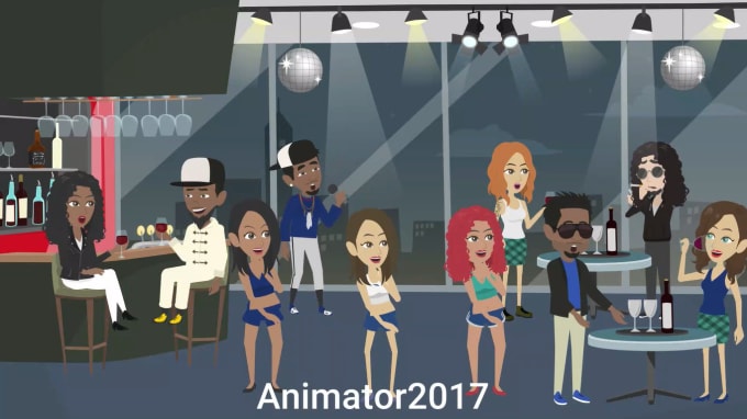 make an animated music video according to your script