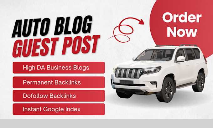 publish high quality auto guest posts on high da automotive blogs