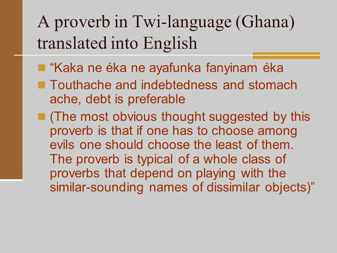 Translate from english to twi ghanaian language by Lamnoh Fiverr