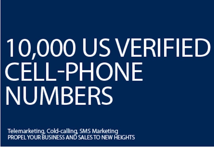 give you todays fresh list of 10000 unique US cell phone numbers for telemarketing and sms marketing