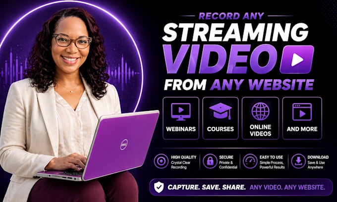 record any online streaming videos for you