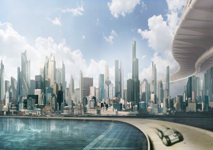 Create a futuristic world for future by Sparkscreative_ | Fiverr