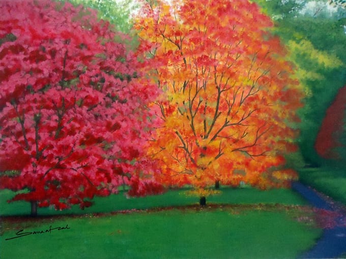 Do Oil Painting Colors Of Spring By Sadesigns45
