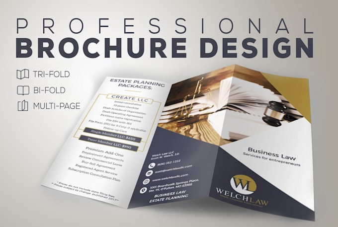 design brochure or pamphlet