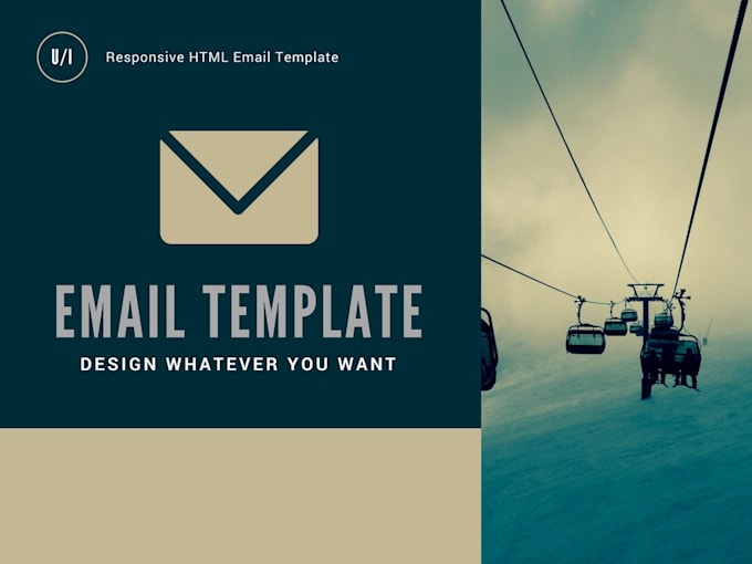 design responsive HTML email template