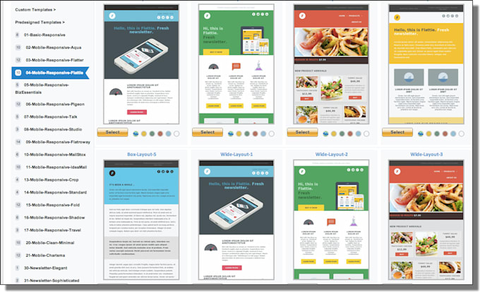 design HTML email template