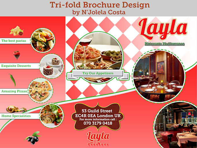 design an invitation or brochure