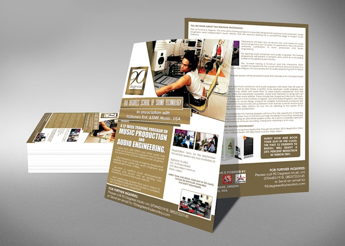 design flyer and brochure