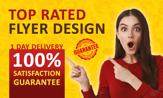 do professional flyer, brochure, leaflet or poster design