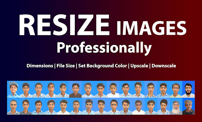 professionally resize, crop, and optimize your images