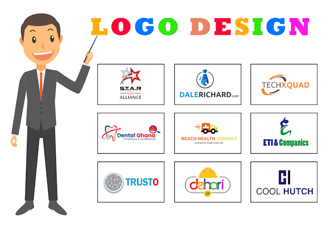 do 3 modern minimalist logo designs for business