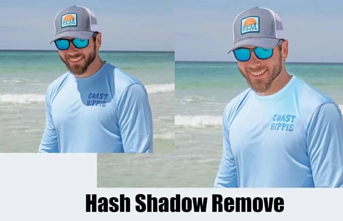 Hash Shadow Do unlimited hash shadow remove or logo add on your photo by ...