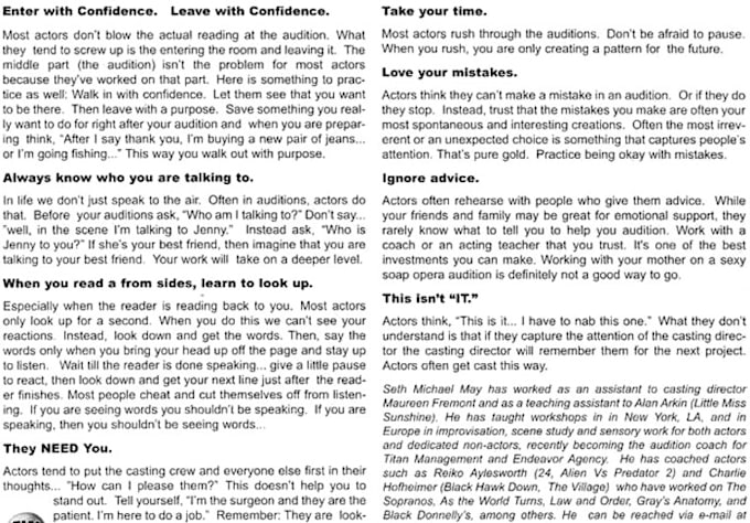 write three creative short descriptive articles