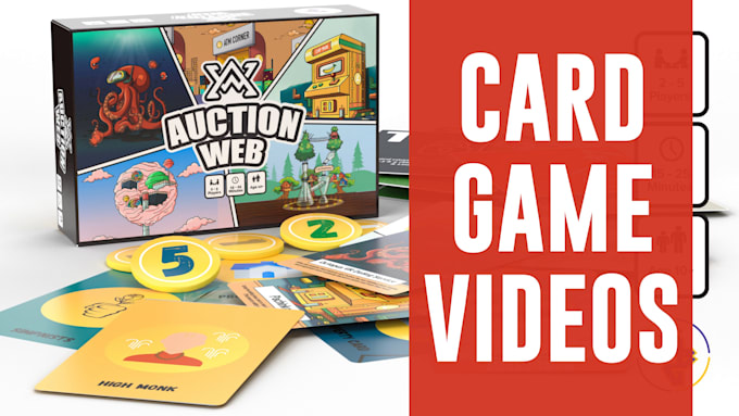 create tutorials, explainer videos for board or card games