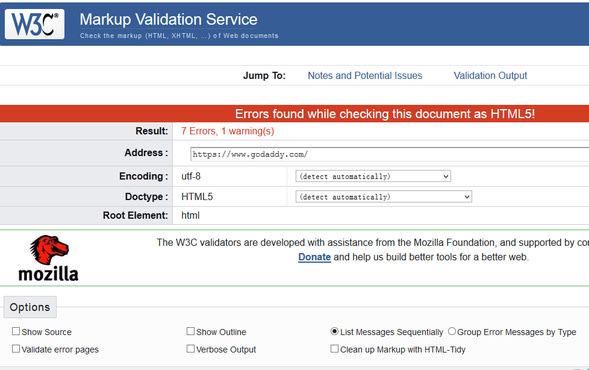 validate Your HTML Webpage