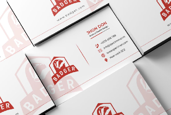 design minimalist creative business card