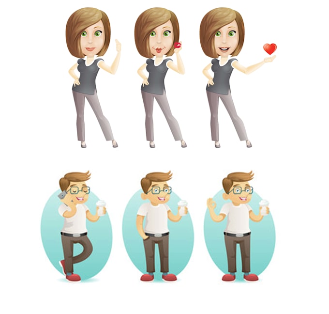 do custom vector illustration and caricatures