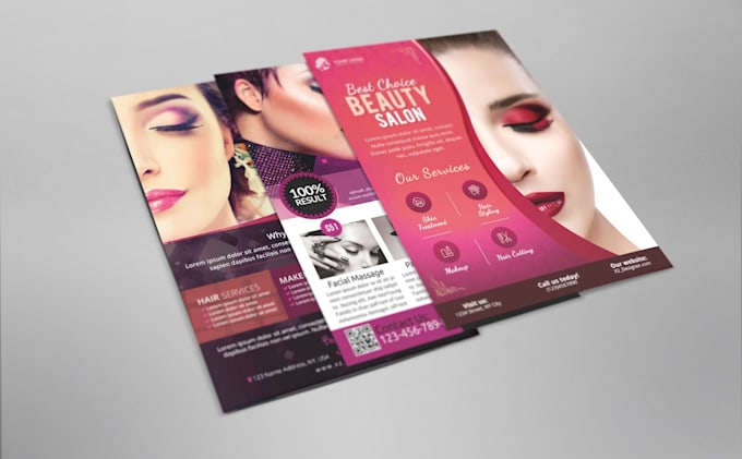 design a business flyer, brochures, and postcard for you