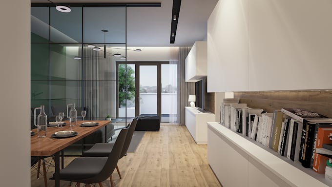 do interior renderings in 4k quality