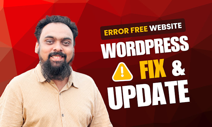 quick fix wordpress bug, design issue, server error, failure