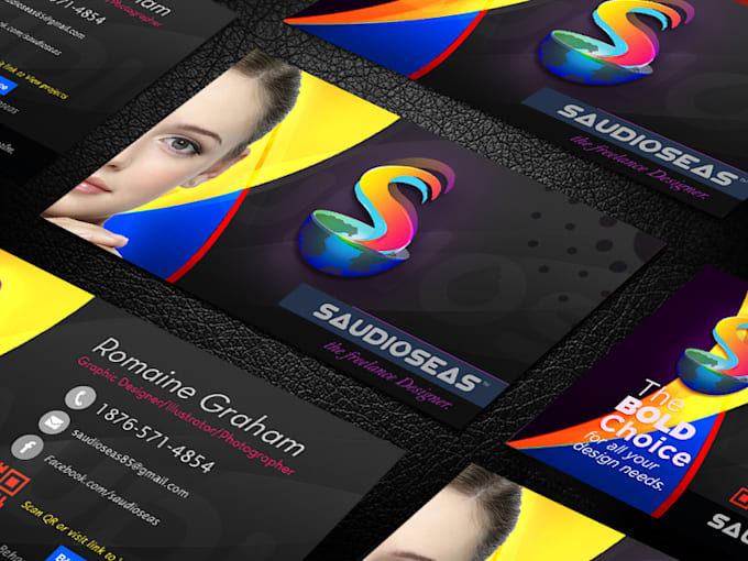 design clean business card within 3 days