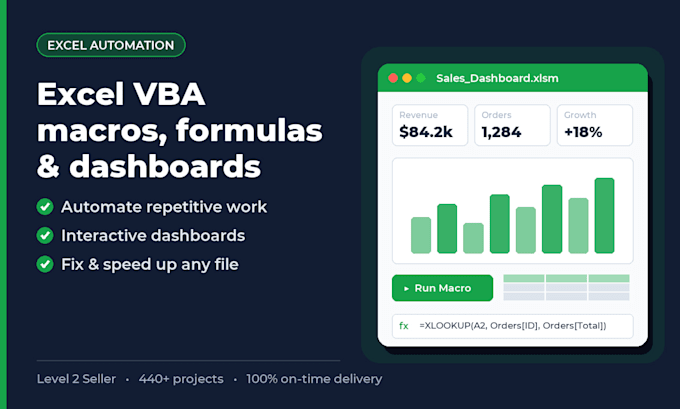 build custom excel vba applications, user forms and add ins