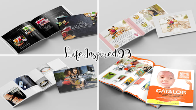 design a catalog or lookbook