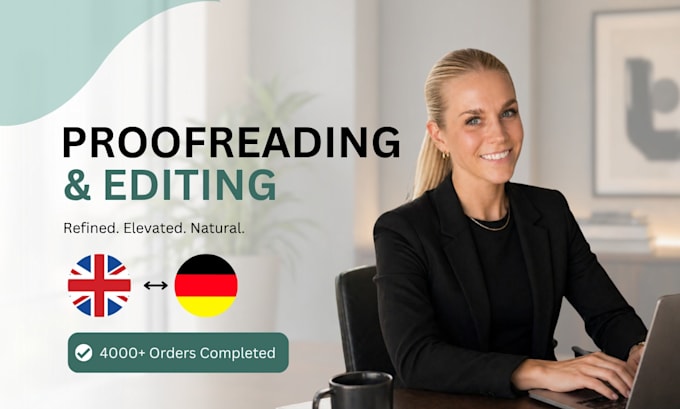proofread and edit english and german texts professionally