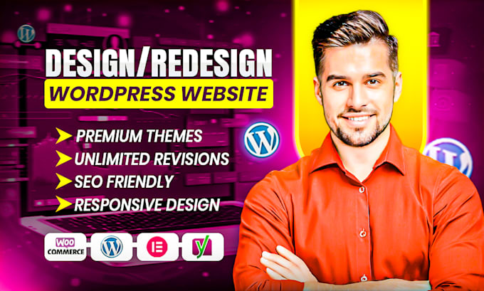 develop wordpress website or landing page