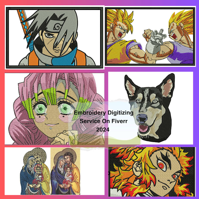 provide professional custom embroidery digitizing services