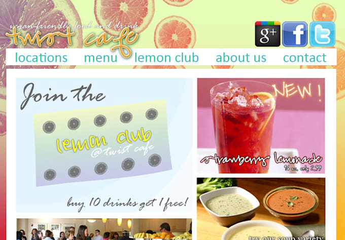 create a layout for your website