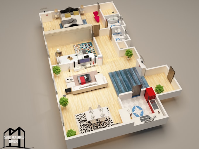 make 2d,3d floor plans