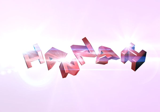 Make A Custom 3d Desktop Wallpaper With Your Name By Regsanman