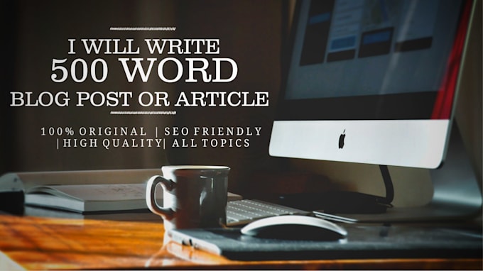 write 2 quality articles or blog posts