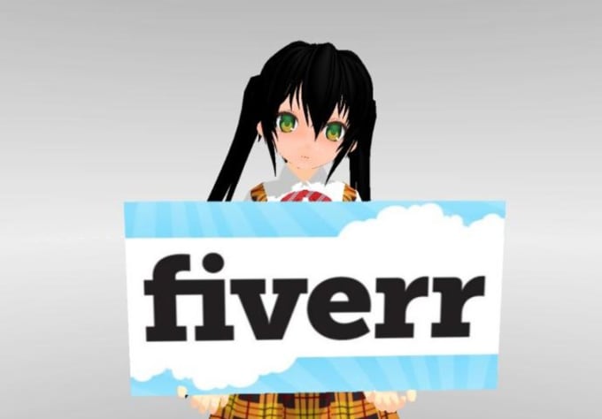 Make You A Picture With A Anime Character Holding Your Company Sign By Fujisakii Fiverr It is a very clean transparent background image and its resolution is 1250x2300 , please mark the image source when quoting it. fiverr