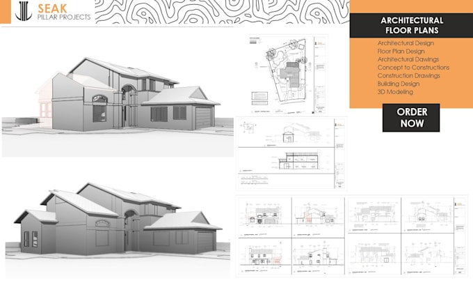 architectural drawings, floor plan, house plan