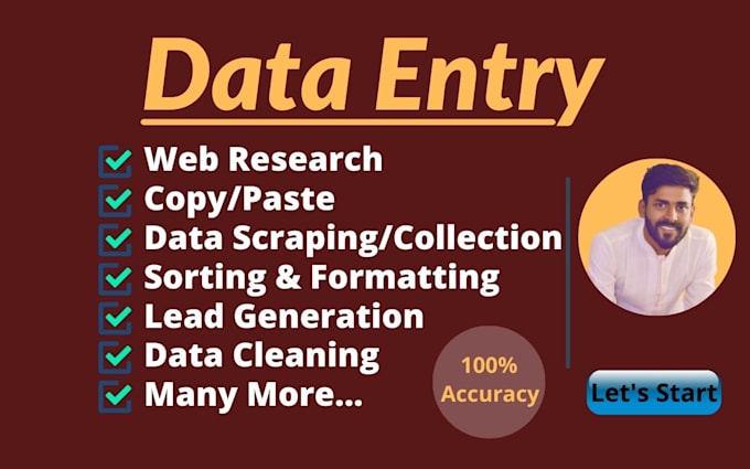 do data entry, web research, copy paste and data cleaning work