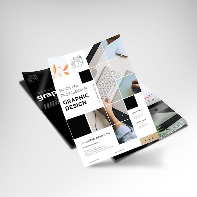 professionally design a flyer, brochure, booklet or pamphlet