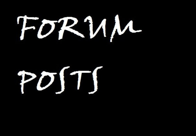 write 16 high Quality forum posts